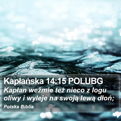 Kapłańska 14:15 POLUBG Bible Verse Image