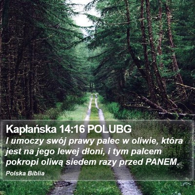 Kapłańska 14:16 POLUBG Bible Verse Image