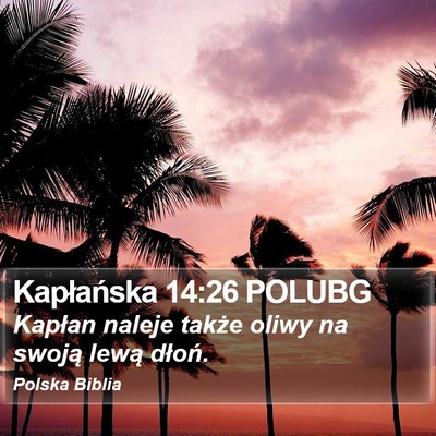 Kapłańska 14:26 POLUBG Bible Verse Image
