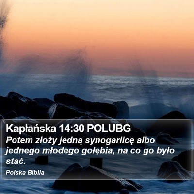 Kapłańska 14:30 POLUBG Bible Verse Image