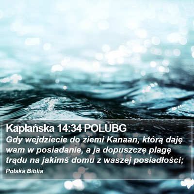 Kapłańska 14:34 POLUBG Bible Verse Image