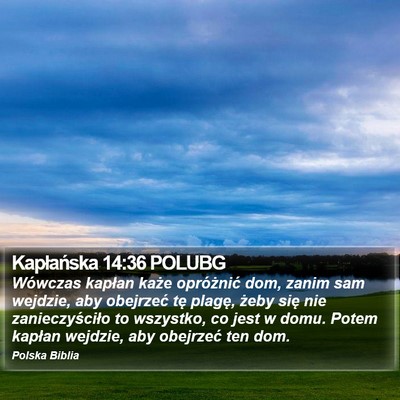 Kapłańska 14:36 POLUBG Bible Verse Image