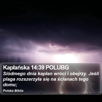 Kapłańska 14:39 POLUBG Bible Verse Image