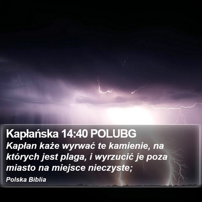 Kapłańska 14:40 POLUBG Bible Verse Image