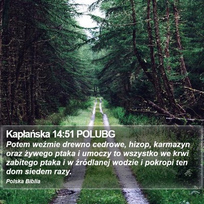 Kapłańska 14:51 POLUBG Bible Verse Image