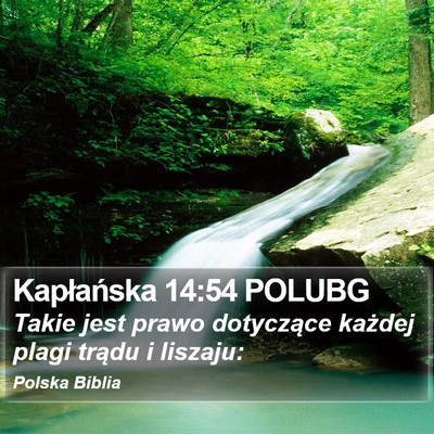 Kapłańska 14:54 POLUBG Bible Verse Image