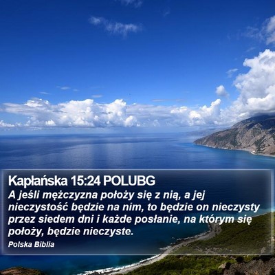 Kapłańska 15:24 POLUBG Bible Verse Image