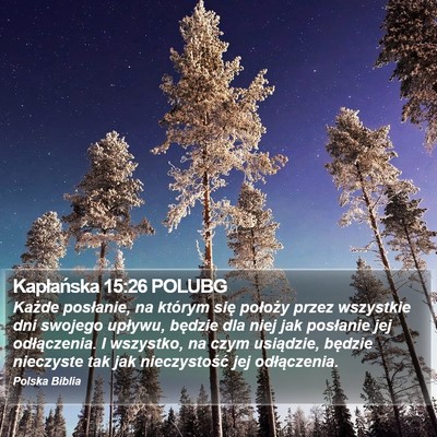 Kapłańska 15:26 POLUBG Bible Verse Image