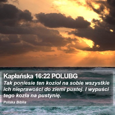 Kapłańska 16:22 POLUBG Bible Verse Image