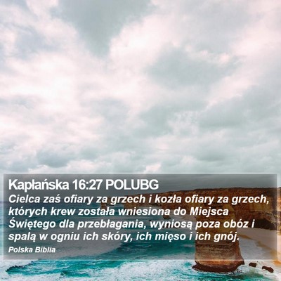 Kapłańska 16:27 POLUBG Bible Verse Image