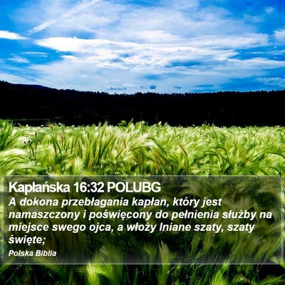 Kapłańska 16:32 POLUBG Bible Verse Image