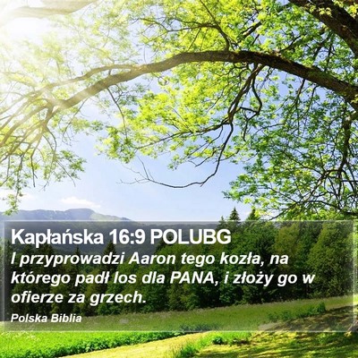 Kapłańska 16:9 POLUBG Bible Verse Image