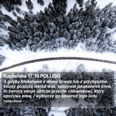 Kapłańska 17:10 POLUBG Bible Verse Image