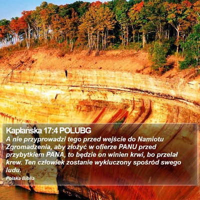 Kapłańska 17:4 POLUBG Bible Verse Image