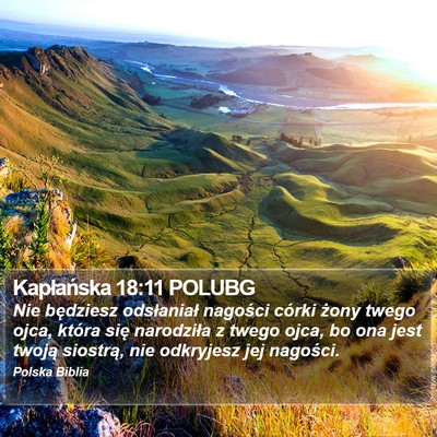 Kapłańska 18:11 POLUBG Bible Verse Image