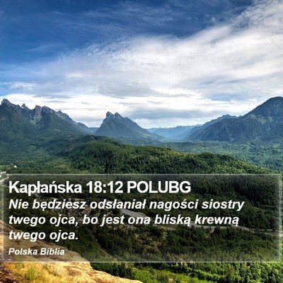 Kapłańska 18:12 POLUBG Bible Verse Image