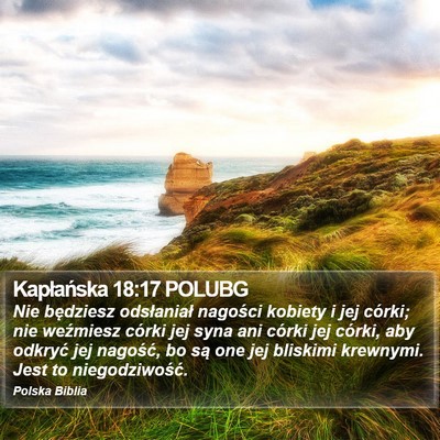 Kapłańska 18:17 POLUBG Bible Verse Image