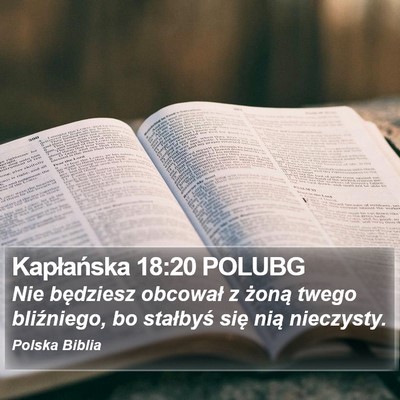 Kapłańska 18:20 POLUBG Bible Verse Image