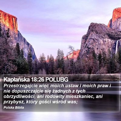 Kapłańska 18:26 POLUBG Bible Verse Image