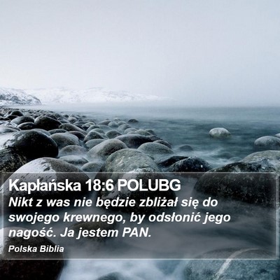 Kapłańska 18:6 POLUBG Bible Verse Image