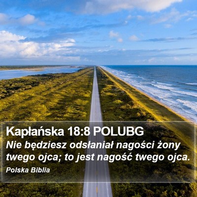 Kapłańska 18:8 POLUBG Bible Verse Image