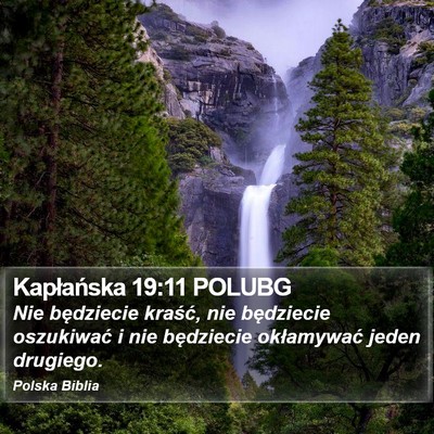 Kapłańska 19:11 POLUBG Bible Verse Image