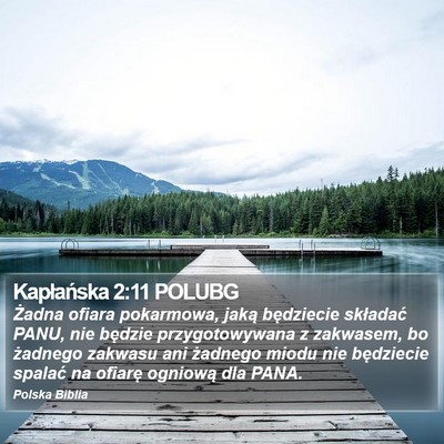 Kapłańska 2:11 POLUBG Bible Verse Image