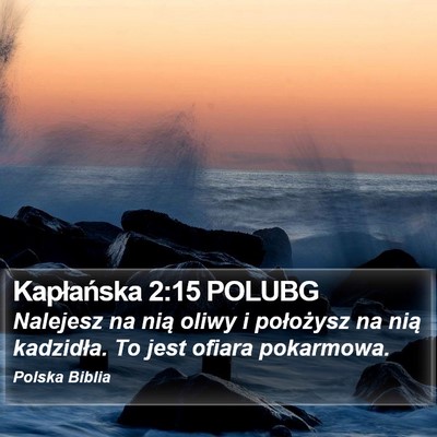 Kapłańska 2:15 POLUBG Bible Verse Image