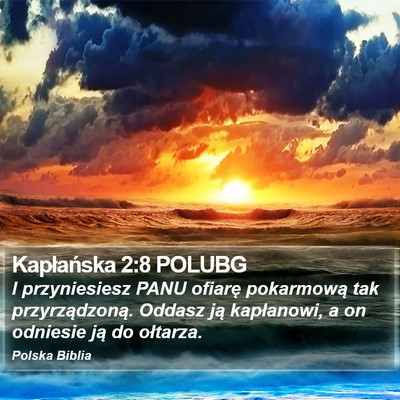 Kapłańska 2:8 POLUBG Bible Verse Image