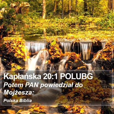 Kapłańska 20:1 POLUBG Bible Verse Image