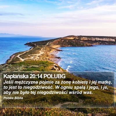Kapłańska 20:14 POLUBG Bible Verse Image