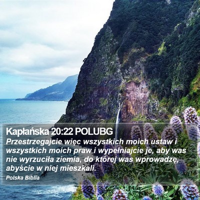 Kapłańska 20:22 POLUBG Bible Verse Image
