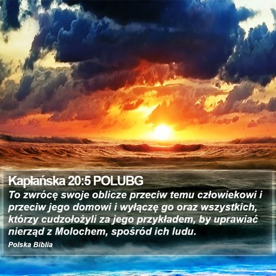 Kapłańska 20:5 POLUBG Bible Verse Image