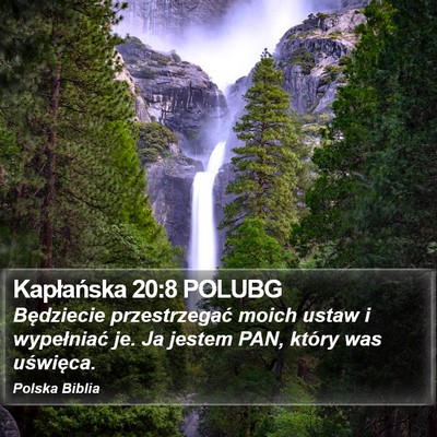 Kapłańska 20:8 POLUBG Bible Verse Image