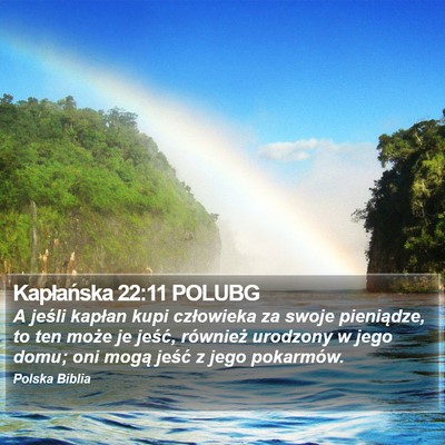 Kapłańska 22:11 POLUBG Bible Verse Image