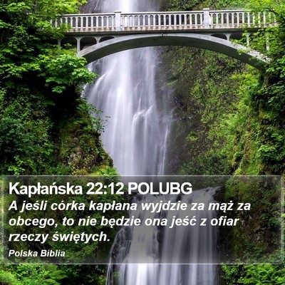 Kapłańska 22:12 POLUBG Bible Verse Image