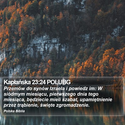 Kapłańska 23:24 POLUBG Bible Verse Image
