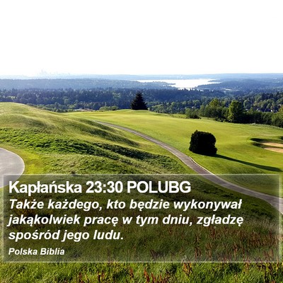Kapłańska 23:30 POLUBG Bible Verse Image