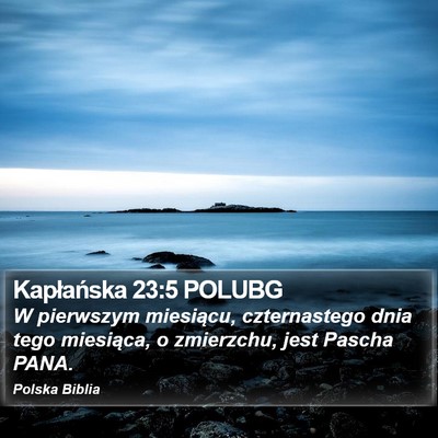 Kapłańska 23:5 POLUBG Bible Verse Image