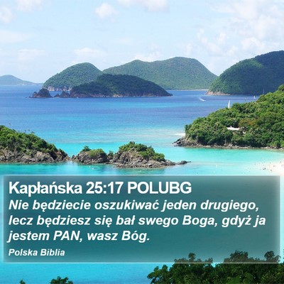 Kapłańska 25:17 POLUBG Bible Verse Image