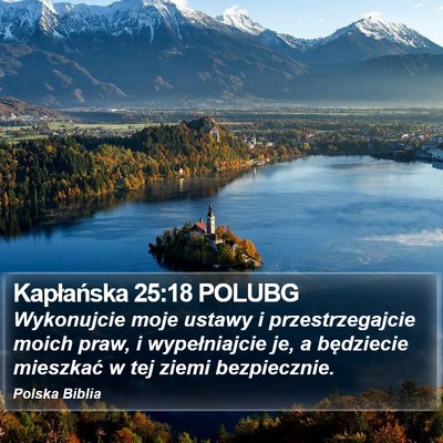Kapłańska 25:18 POLUBG Bible Verse Image