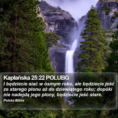 Kapłańska 25:22 POLUBG Bible Verse Image