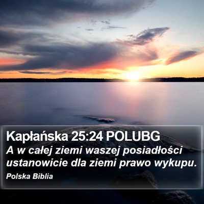 Kapłańska 25:24 POLUBG Bible Verse Image
