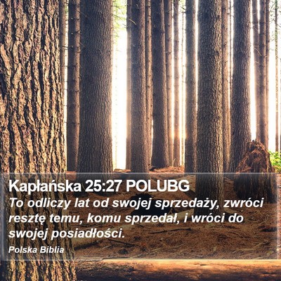 Kapłańska 25:27 POLUBG Bible Verse Image
