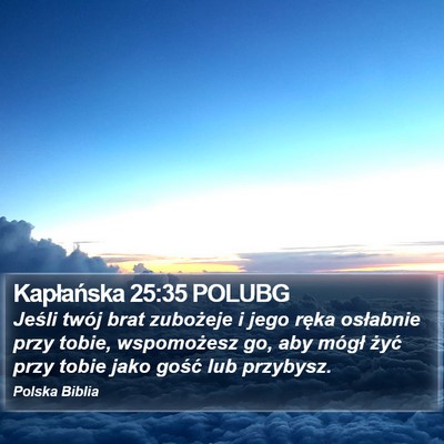 Kapłańska 25:35 POLUBG Bible Verse Image
