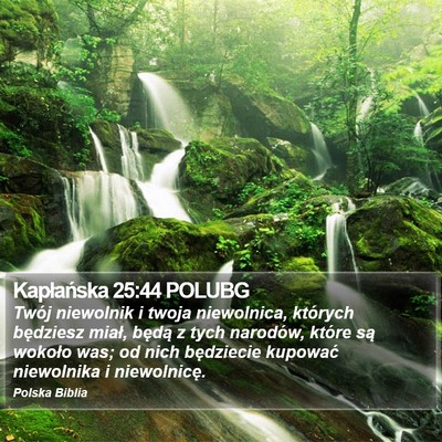 Kapłańska 25:44 POLUBG Bible Verse Image