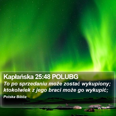 Kapłańska 25:48 POLUBG Bible Verse Image