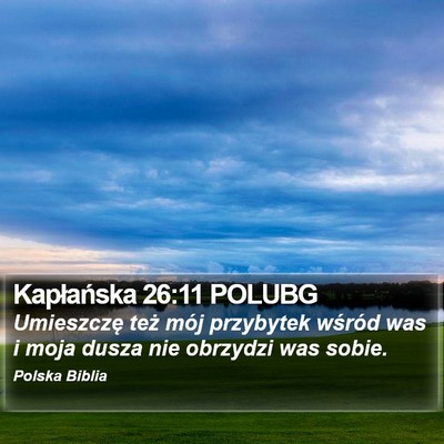 Kapłańska 26:11 POLUBG Bible Verse Image
