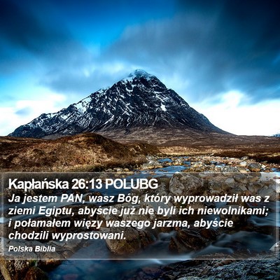 Kapłańska 26:13 POLUBG Bible Verse Image