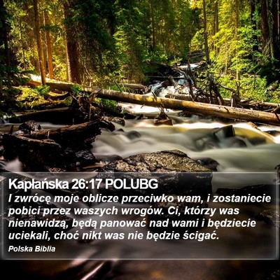 Kapłańska 26:17 POLUBG Bible Verse Image